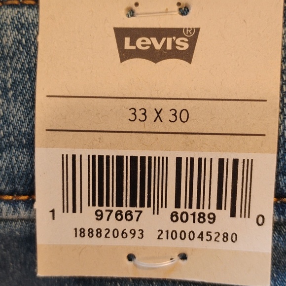 NWT 33 16 Levi's 721 High Rise Skinny Distressed Raw Edge Hem Denim Jeans NEW - Picture 12 of 12